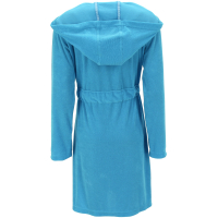 Vossen Bademäntel Damen Kurzmantel mit Kapuze Tampa - Farbe: ice blue - 5560