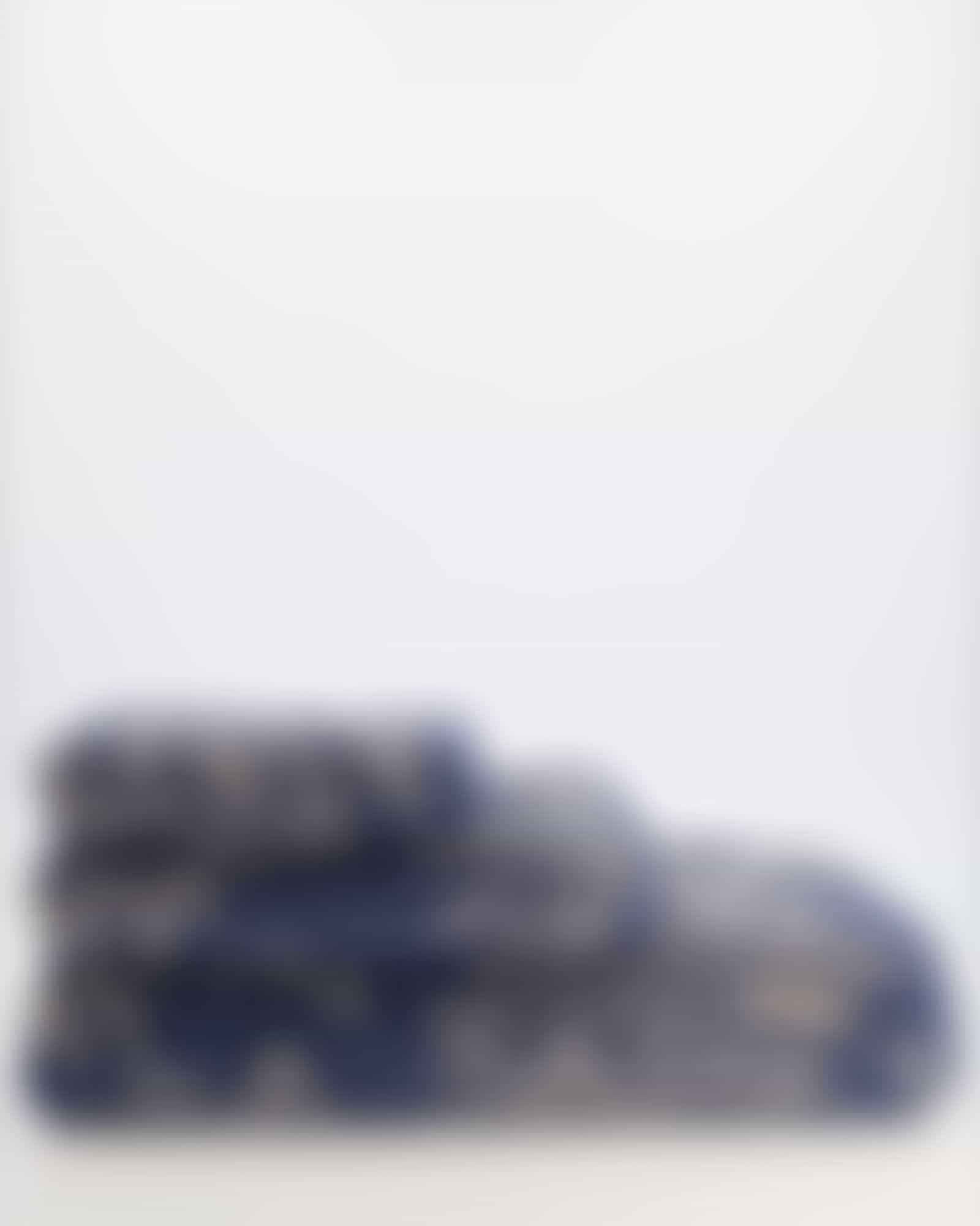 Cawö Handtücher Luxury Home Two-Tone Edition Floral 638 - Farbe: nachtblau - 10 - Handtuch 50x100 cm