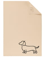 Cawö Home Geschirrtücher Cuisine WE LOVE DOGS Companion 6248 - Farbe: schwarz/beige - 93 - 50x70 cm