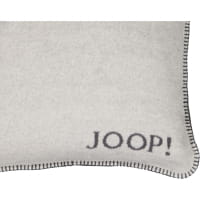 JOOP! Kissenhülle Uni-Doubleface - Größe: 50x50 cm - Farbe: Ash-Anthrazit