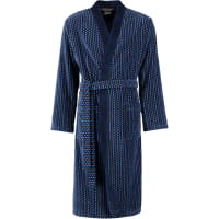 Cawö Herren Bademantel Kimono 4851 - Farbe: blau - 11 XL