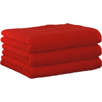 S.Oliver Uni 3500 - Farbe: rot - 248 Waschhandschuh 16x22 cm