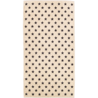 Cawö Handtücher NEW STARS Sterne klein 6261 - Farbe: beige/basalt - 37 - Duschtuch 70x140 cm