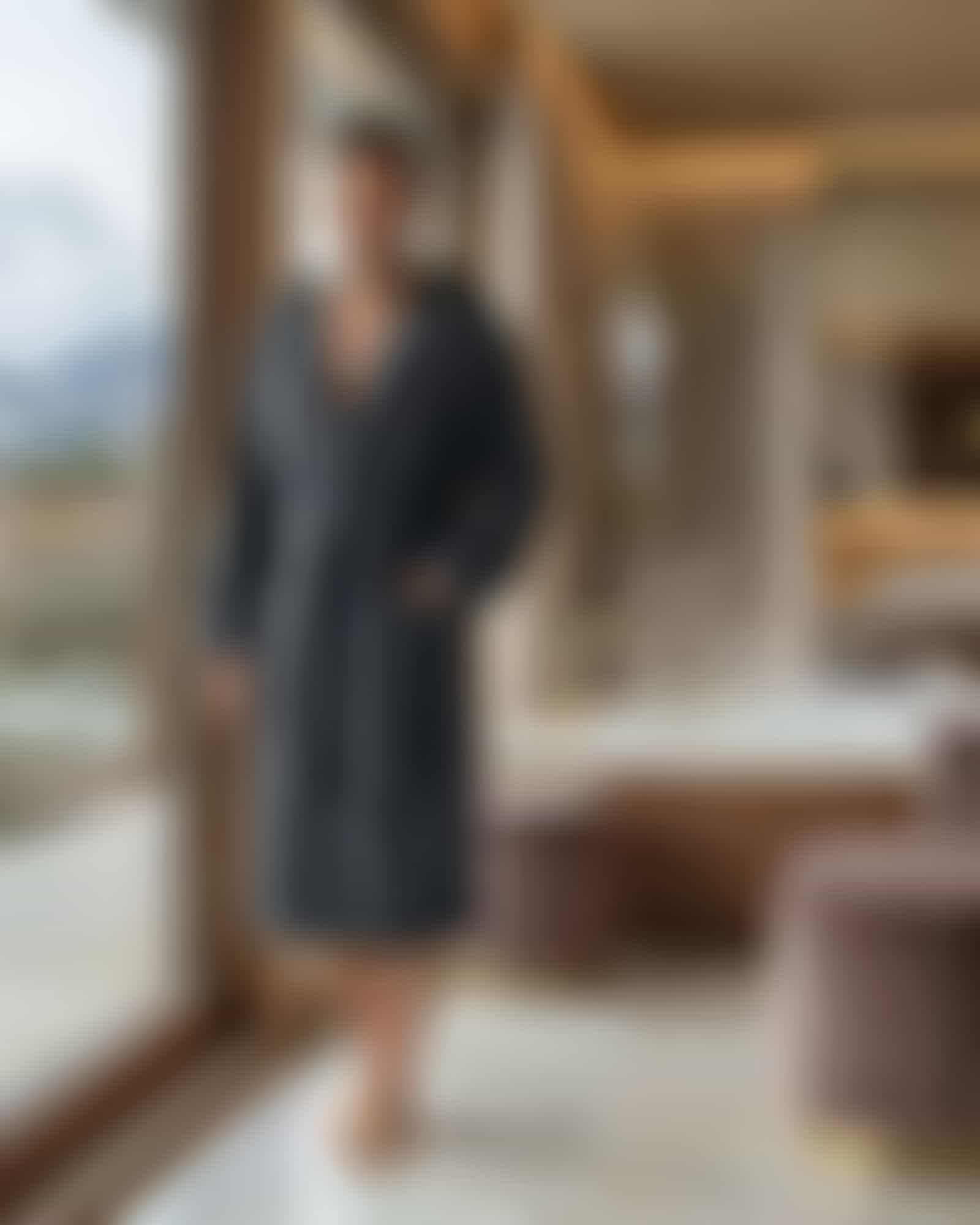 Vossen Bademäntel Unisex Kapuze Balance Samu - Farbe: graphit - 7660