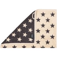 Cawö Handtücher NEW STARS Sterne klein 6261 - Farbe: beige/basalt - 37 - Duschtuch 70x140 cm
