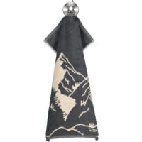 Cawö Handtücher Alpenchic Edition Berge 6269 - Farbe: granit - 73