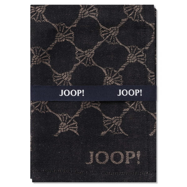 JOOP! Geschirrtücher Cuisine Cornflower Classic 1700 - Farbe: Schwarz - 93 - 50x70 cm