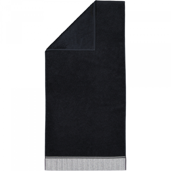 Möve Brooklyn Uni - Farbe: black - 199 (1-0669/8970) - Handtuch 50x100 cm