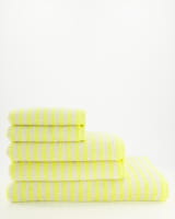 Cawö - Campus Ringel 955 - Farbe: lemon - 57 - Waschhandschuh 16x22 cm