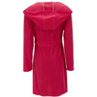 Vossen Bademäntel Damen Kurzmantel mit Kapuze Tampa - Farbe: kirschrot - 3680