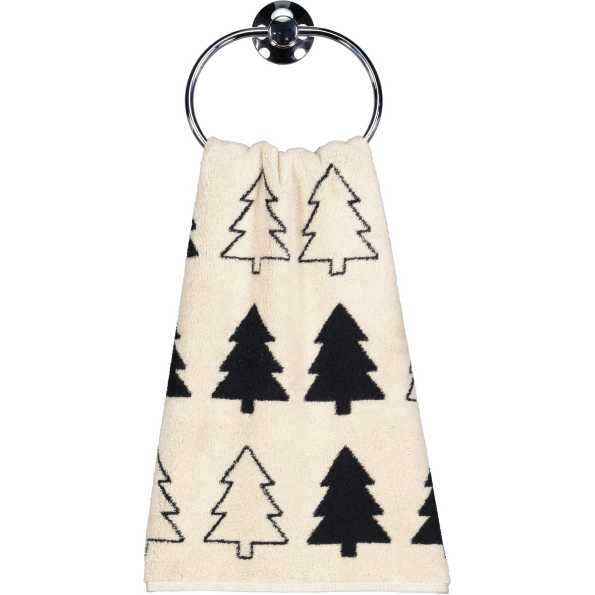 Cawö Weihnachtshandtücher Tannenbäume - Christmas Edition | Made In Germany | 100% Baumwolle