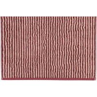 Cawö Handtücher Two-Tone Stripes 480 - Farbe: bordeaux - 23 - Duschtuch 80x150 cm