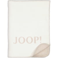 JOOP! Wohndecke Uni-Doubleface - Größe: 150x200 cm - Farbe: Ecru-Feder