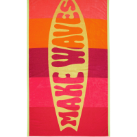 Vossen Strandtücher Make Waves - Farbe: flamingo - 0001 - 100x180 cm
