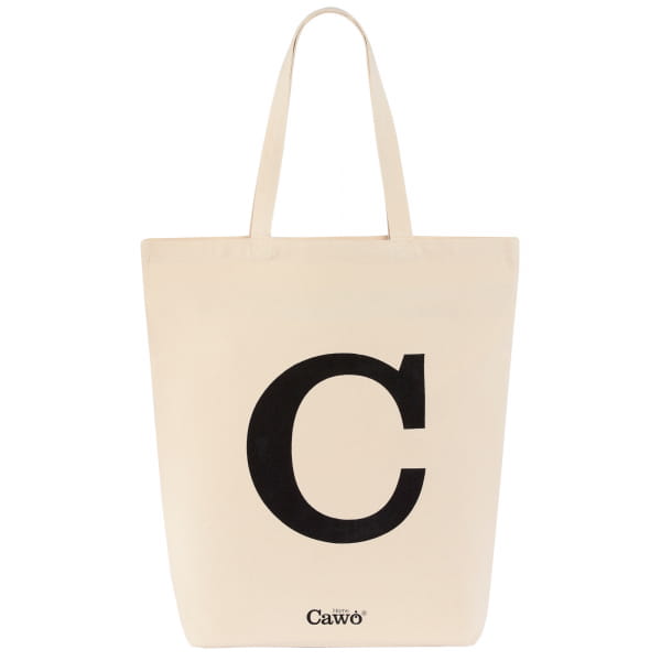 Cawö Shopper C 55705 - Farbe: natur/schwarz - 39 - 45x50 cm