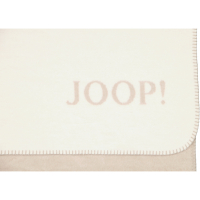 JOOP! Wohndecke Uni-Doubleface - Größe: 150x200 cm - Farbe: Ecru-Feder