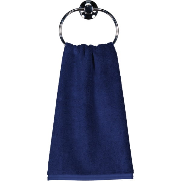 Vossen Handtücher Vegan Life - Farbe: marine blau - 4930 - Seiflappen 30x30 cm