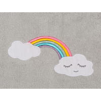 Smithy Wolkenweich Regenbogen - Waschbeutel 12 x 17 cm - Farbe: grau (1808020)