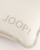 JOOP! Kissenhülle Melange-Doubleface - Größe: 50x50 cm - Farbe: Natur-Sand