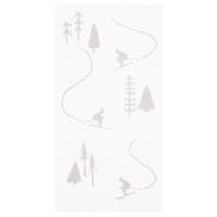 Cawö Handtücher WINTER EDITION Skifahrer 6272 - Farbe: weiß/platin - 67