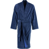 Cawö Home Herren Bademantel Kimono 800 - Farbe: nachtblau - 11 - XL