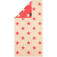 Cawö Handtücher NEW STARS Sterne groß 6260 - Farbe: beige/pink - 32 - Duschtuch 70x140 cm