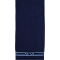frottana Saunatücher Sauna - Farbe: deep sea - 596 - 80x200 cm