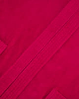 Vossen Bademäntel unisex Kurzmantel mit Kapuze Texas - Farbe: cranberry - 3770 - XS