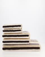 Cawö Handtücher Shades Streifen 6235 - Farbe: sand - 33 - Waschhandschuh 16x22 cm