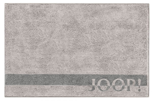 JOOP! Badteppich Logo Stripes 141 - Farbe: Platin - 1515 50x60 cm