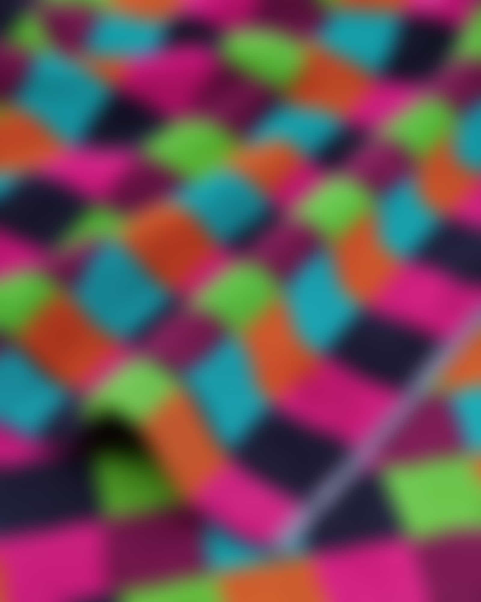 Cawö - Life Style Karo 7047 - Farbe: 84 - multicolor - Seiflappen 30x30 cm