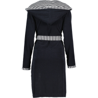 Vossen Bademäntel Damen Kurzmantel mit Kapuze Juno - Farbe: schwarz - 7900 - S