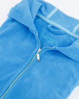 Vossen Bademäntel Damen Kurzmantel mit Kapuze Tampa - Farbe: ice blue - 5560