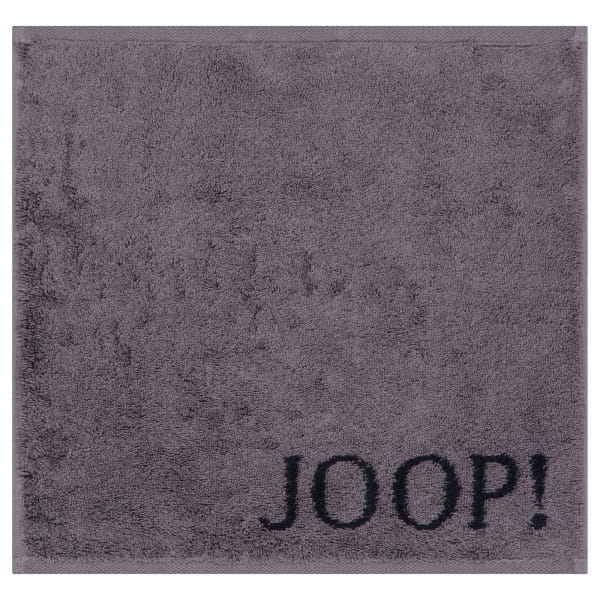 JOOP! Handtücher New Classic Doubleface 1720 - Farbe: Basalt - 79 - Seiflappen 30x30 cm