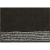 Cawö Handtücher Luxury Home Two-Tone 590 - Farbe: basalt - 73 - Seiflappen 30x30 cm