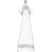 Villeroy &amp; Boch Handtücher Luxury Double 2560 - Farbe: brilliant white - 76 - Gästetuch 30x50 cm