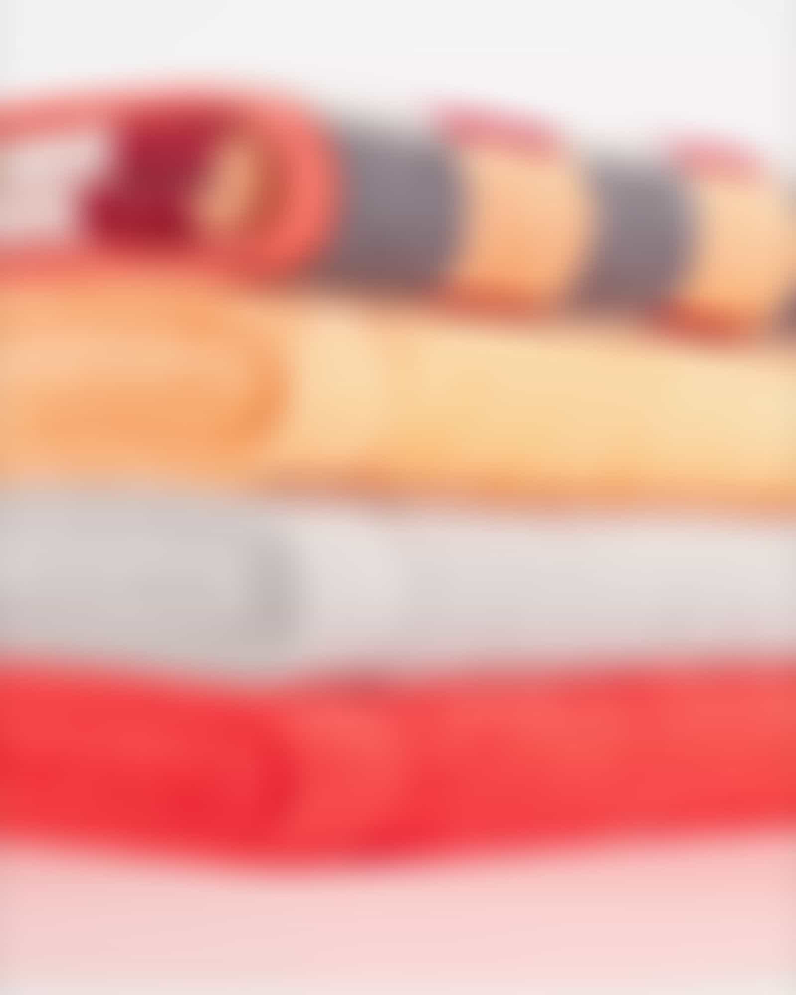 Cawö - Unique Karo 942 - Farbe: koralle - 22 - Gästetuch 30x50 cm