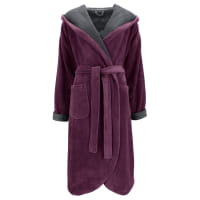 Vossen Bademäntel Damen Kapuze Balance Carmen - Farbe: elderberry/graphit