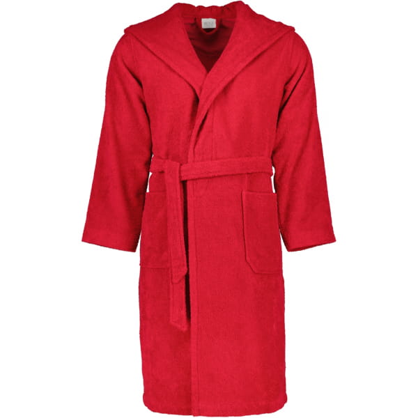 Möve Bademäntel unisex Kapuze Superwuschel - Farbe: ruby - 075 - M