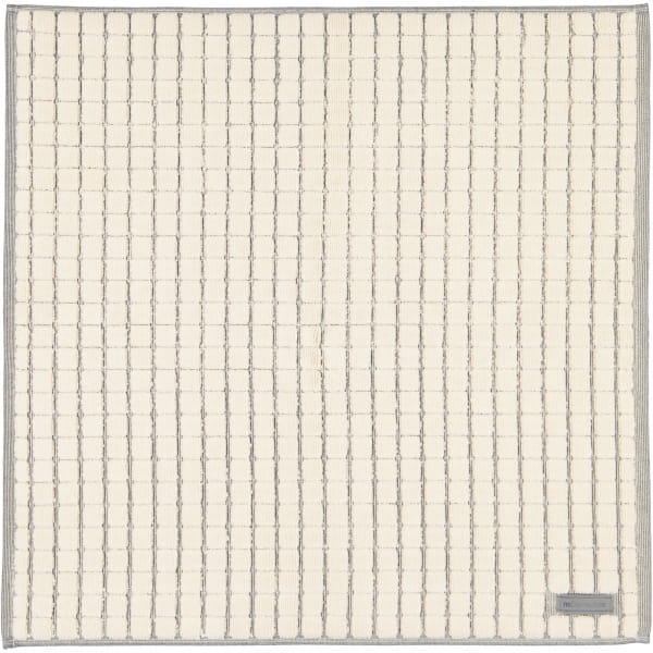 Möve - Eden - Badteppich Kästchenstruktur - Größe: 60x60 cm - Farbe: nature/black - 869 (1-0347/8127