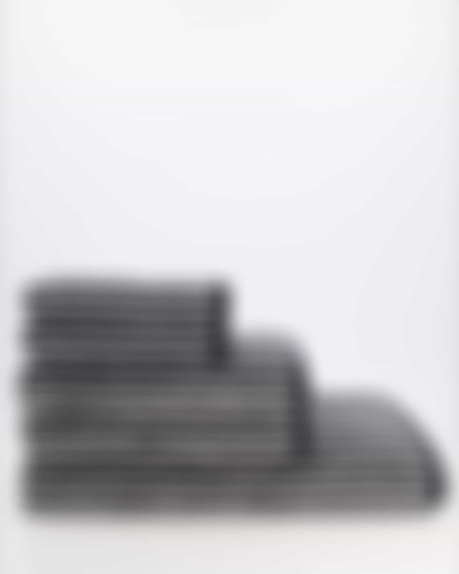 Cawö Zoom Streifen 121 - Farbe: schwarz - 97 - Duschtuch 80x150 cm