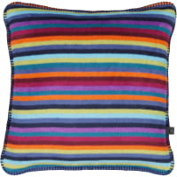 Cawö Kissenhüllen Lifestyle Streifen 70480 - Farbe: multicolor dunkel - 84 - 50x50 cm